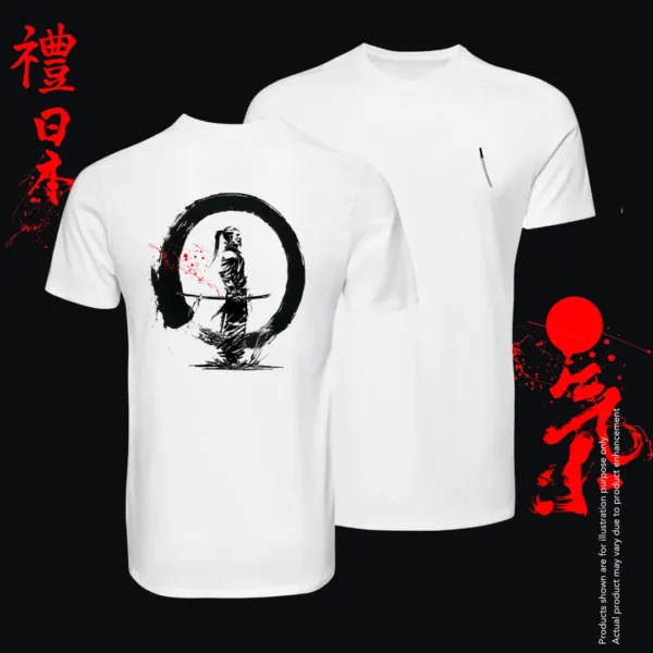 Samurai Design Printed T-Shirt