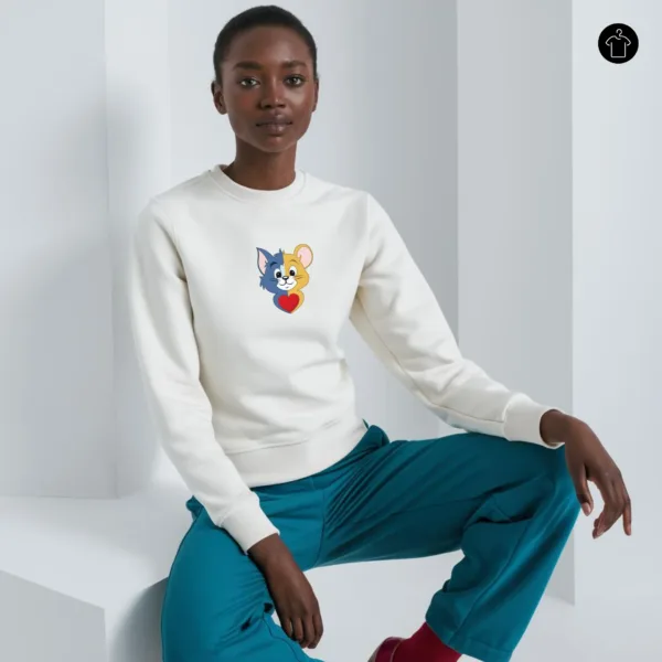 Tom and Jerry Printed Unisex Sweatshirt